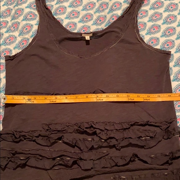 Super Cool Ruffle J Crew Tank! Small - Picture 5 of 8